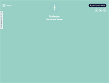 Tablet Screenshot of burlesonchiropractic.com